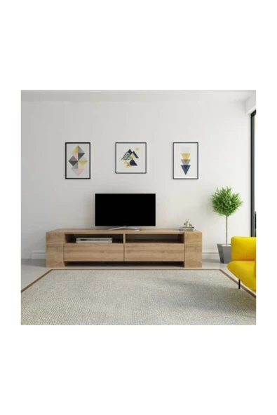 BMdekor Tv Ünitesi Sasa Cc204 Ceviz ürün görseli 1