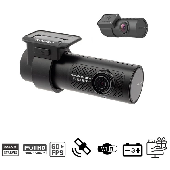 Blackvue DR750X-2CH Plus 60 FPS Wi-Fi Modemsiz FullHD Araç Kamerası ürün görseli 1