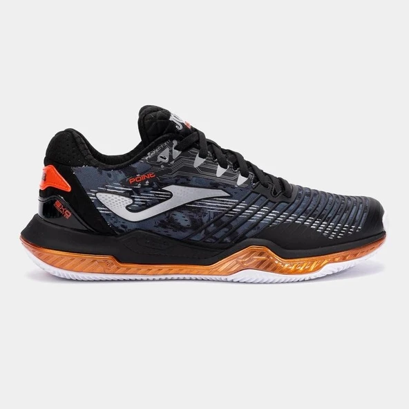 Joma Point TPOIW2501C Erkek Toprak Kort Tenis Ayakkabısı Siyah ürün görseli 1