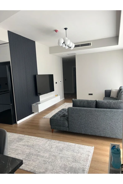 MAC DİZAYN Adresan Tv Ünitesi Tv Sehpası Parlak Beyaz Mdf 200 Cm ürün görseli 1