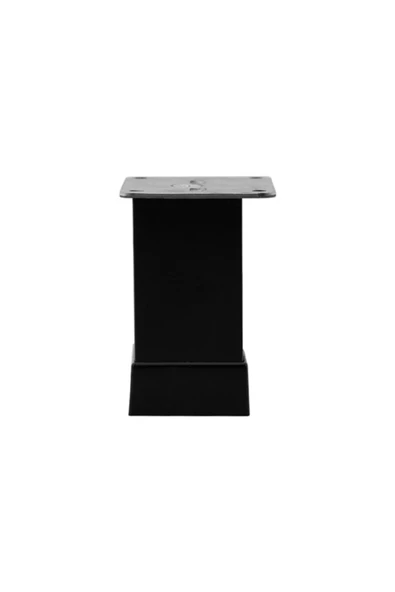 EROĞLU Mac Dizayn 40x40 Alüminyum Düz Kare Ayak Siyah 15 Cm ürün görseli 1