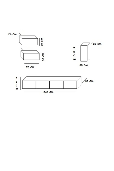 MAC DİZAYN Perge Tv Ünitesi - Resim 2
