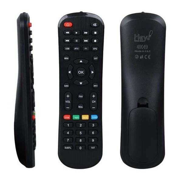 Hey Redline TS-100 HD VE T Serisi USB Tuşlu HD Uydu Kumandası ürün görseli 1