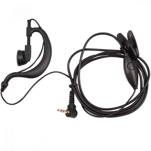 PowerMaster PMR2-5 WLN KD-C80 Motorola T6N Aselsan Cobra PMR Akustik EL Telsizi Mikrofonlu Kulaklık 2.5mm Stereo Jacklı ürün görseli 1