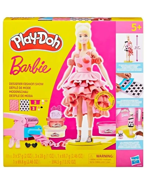Play Doh Barbie Moda Defilesi Oyun Hamuru Seti G1356 ürün görseli 1