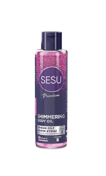 Sesu Simli Cilt Bakım Yağı 150ml (SHIMMERİNG BODY OIL) ürün görseli 1