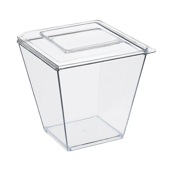 Mika出品 Mini Mika Plastik Kubik Kase 120 cc (50 Adet) | Ambalajsende