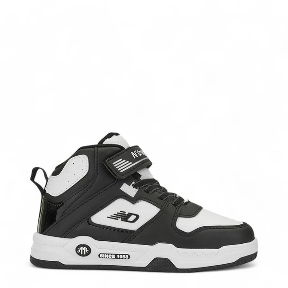 Albishoes Unisex Kız Erkek Çocuk Boğazlı Basket Cırtlı 4 Mevsim Kışlık Çocuk Anatomik Spor Ayakkabı ürün görseli 1