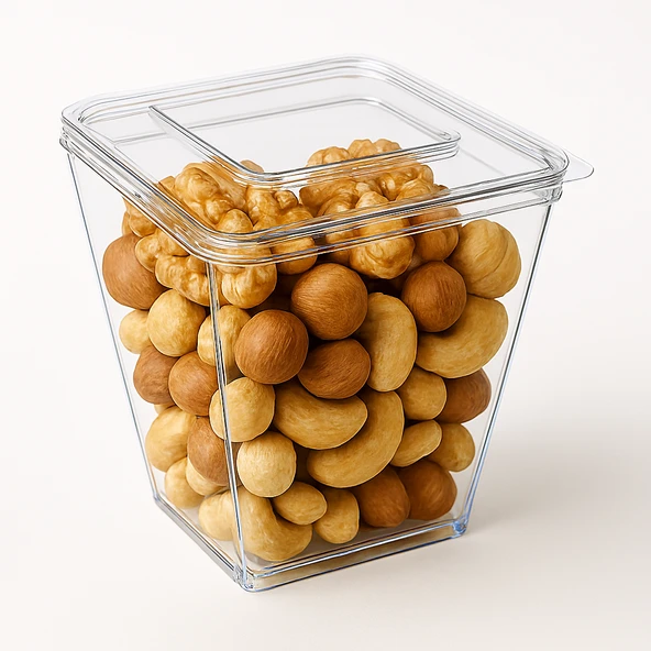 Mika出品 Mini Mika Plastik Kubik Kase 120 cc (50 Adet) | Ambalajsende