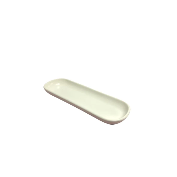 Keramika Kayık Noyan 26*9 Cm Mat Beyaz ürün görseli 1