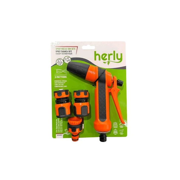 Herly Hl2202 Sulama Sprey Tabanca Seti 3 Fonksiyonlu ürün görseli 1