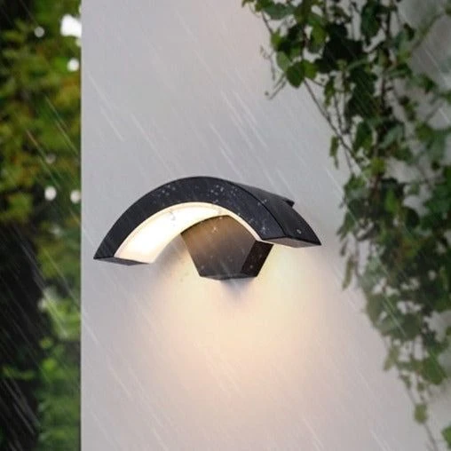 Elektrikle Çalışır 24 Watt Beyaz Işık İç ve Dış Mekan Led Duvar Aplik Bahçe Kapı Girişi Armatür ürün görseli 1