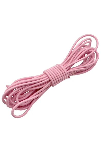 Pembe 5 Metre 2 mm Yuvarlak Lastik ürün görseli 1
