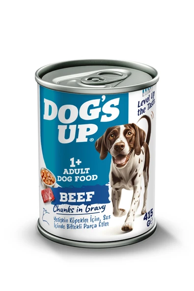 Dogs Up Yaş Yetişkin Köpek Maması Biftekli 415gr ürün görseli 1