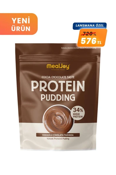 Mealjoy Protein PUDİNG 500 gr Yüksek Proteinli Kakaolu ve Çikolata Tadında ürün görseli 1