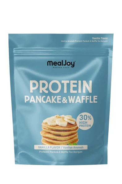 Mealjoy Protein PANCAKE & WAFFLE 600 gr Yüksek Proteinli Vanilya Aromalı ürün görseli 1