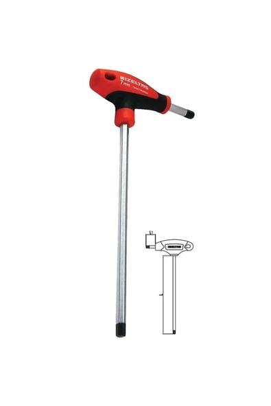 İzeltaş İzeltaş 4920 Allen Anahtar T Tipi Altı Köşe 10mm ürün görseli 1