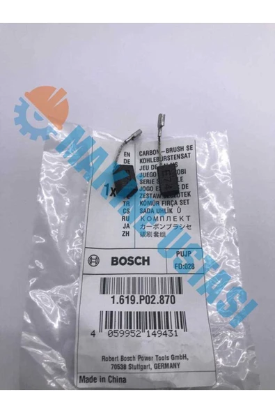 Bosch Gws 7-115 E / Gef 7 E / Gop 2000 Ce Kömür Fırça Seti - Resim 2