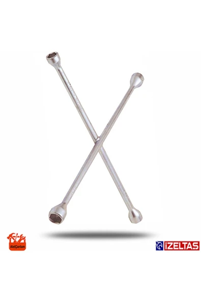 İzeltaş Bijon Anahtarı Istavroz Tipi 4'lü (17mm 19mm 21mm 22mm) ürün görseli 1
