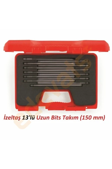İzeltaş İzeltaş 13'lü Uzun Bits Takım ( 150 Mm ) ürün görseli 1