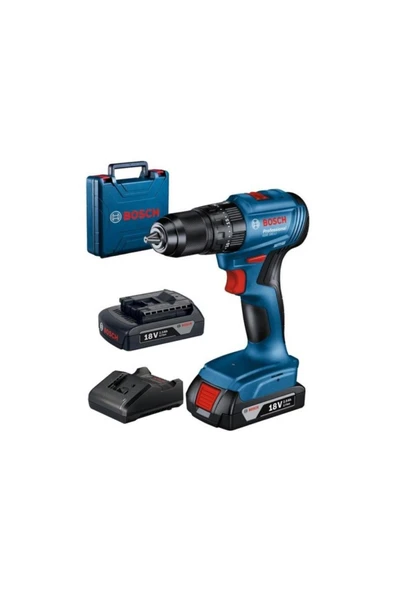 Bosch Professional GSB 185-LI 2 x 2.0Ah Çift Akülü Darbeli Matkap - 06019K3100 ürün görseli 1