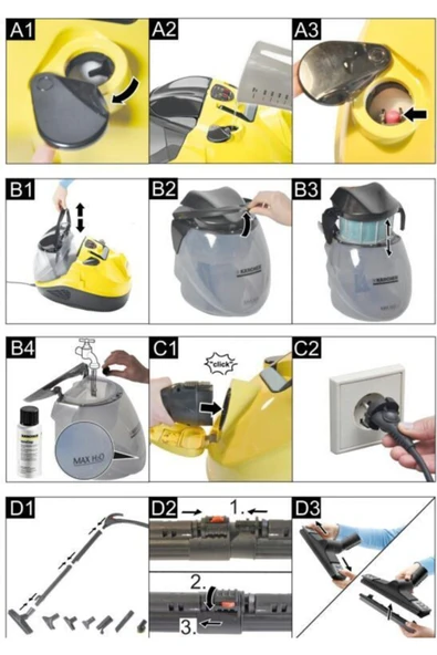 Karcher Sv7white Buharlı Temizlik Robotu - Resim 3