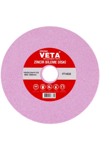Veta VT14532 Zincir Bileme Diski 145x22x3.2mm 91 - 3/25 ürün görseli 1