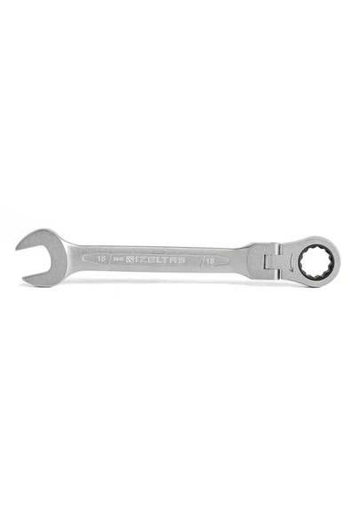 İzeltaş 0345020019 Mafsallı Cırcır Kombine Anahtar 19 mm ürün görseli 1