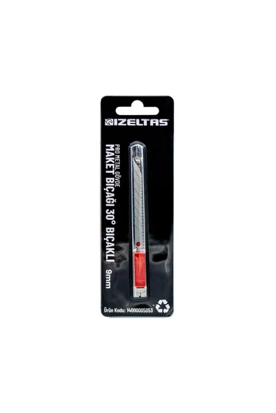 İzeltaş İzeltaş Pro Metal Gövde Maket Bıçağı 9 Mm ürün görseli 1