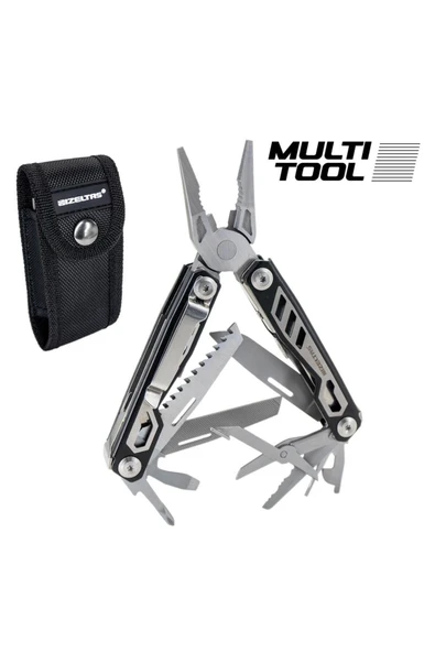 İzeltaş İzeltaş Multi Tool 15 Fonksiyonlu Çok Amaçlı El Aleti 155 mm ürün görseli 1
