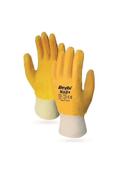 Beybi Kn2 Plus Sarı Nitril Iş Eldiveni 10 Beden - 288 Çift ürün görseli 1