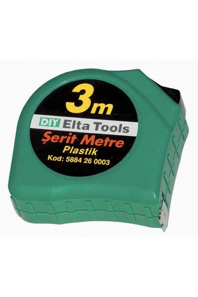 İzeltaş İzeltaş Elta 3 M Plastik Şerit Metre - Izeltaş 5884260003 ürün görseli 1