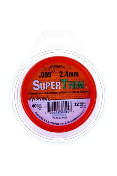 SUPERTRIM Dx221367 Misina 2.4mm 12 Metre Turuncu Yuvarlak ürün görseli 1