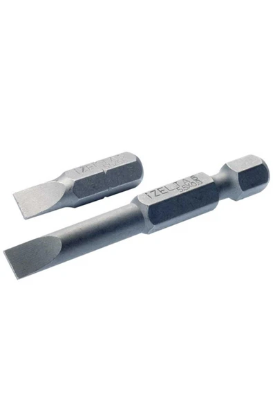 İzeltaş 4860200755 5,5 Mm Uzun Düz Bits Uç (75 Mm) ürün görseli 1