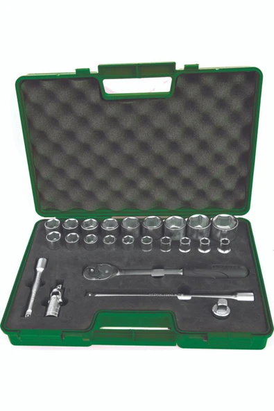 İzeltaş 1115002024 Elta 1/2'' Altı Köşe Lokma Anahtar Takımı 24 Parça ürün görseli 1