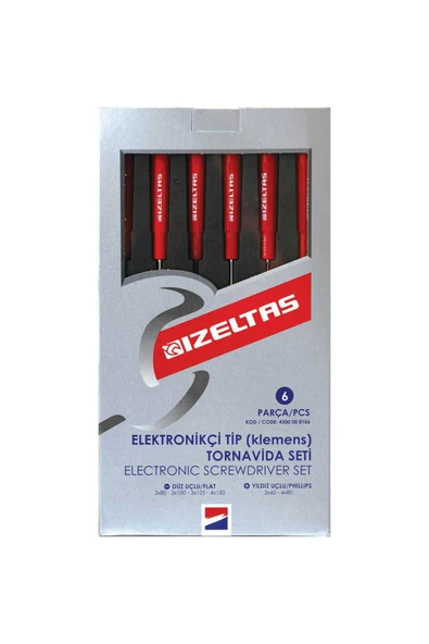 İzeltaş İzeltaş Altılı Klemens Tornavida Seti - Izeltaş 4500008106 ürün görseli 1
