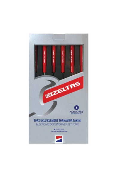 İzeltaş 4530 00 1006 Elektronikçi (klemens) Torx Uçlu Tornavida Seti ürün görseli 1
