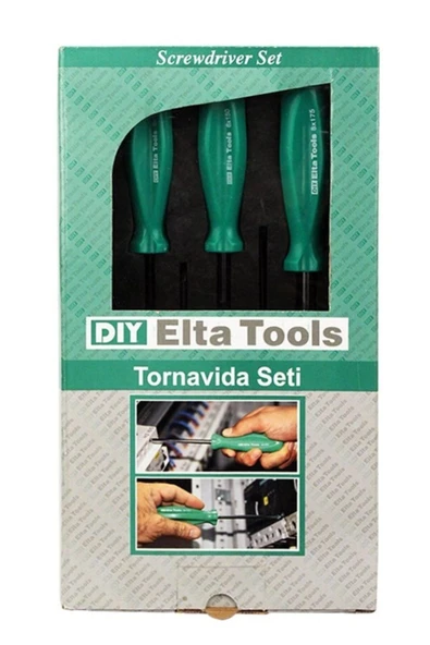 Elta Opak Seri Tornavida Seti (6 Parça) - Resim 2
