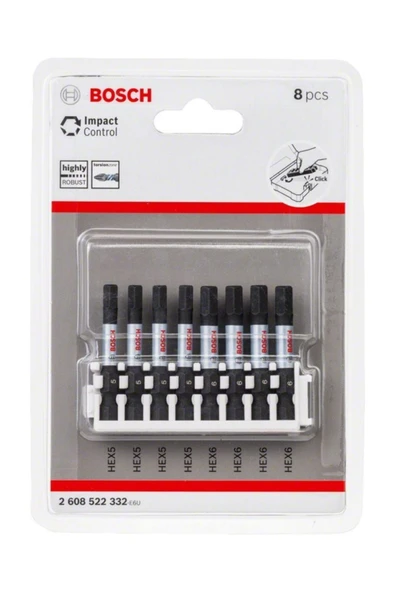 Bosch Impact Ctrl 8'Li H5/H6,50Mm - Resim 2
