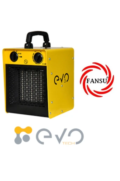 Evo Tech 3 Elektrikli Fanlı Ortam Isıtıcısı ürün görseli 1