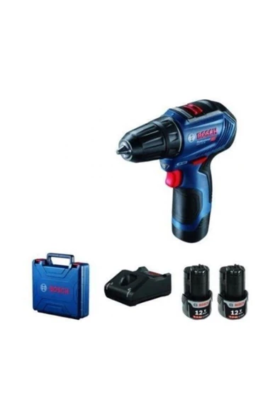 Bosch Gsr 12v-30 Çift Akülü Vidalama 2.0ah ürün görseli 1