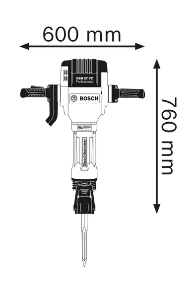Bosch Gsh 27 Vc Kırıcı - Resim 2