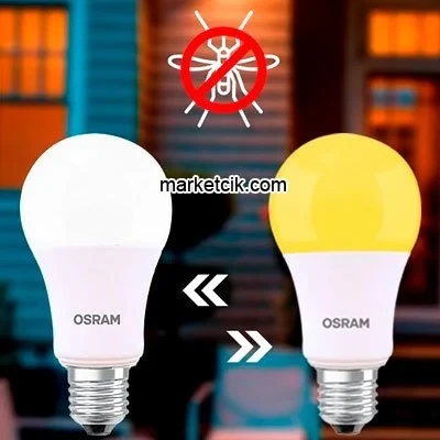 2 Adet Sivri ve Kara Sinek Kovucu, Çok Kaliteli 8 W. Led Ampul İki Fonksiyonlu Sinek Savar Led Ampul ürün görseli 1