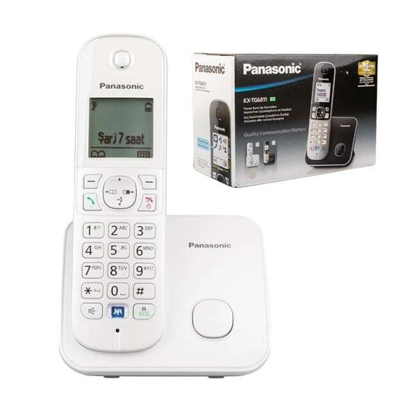 Panasonic KX-TG6811 Gri Dect Telsiz Telefon ürün görseli 1