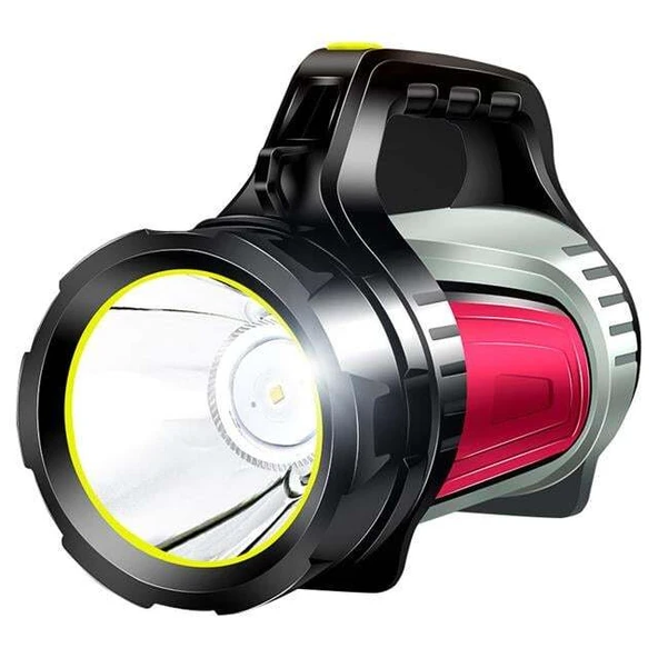 Powermaster Şarjlı Ledli Uzun Menzilli Kamp Tipi Işıldak Fener JS-881A ürün görseli 1