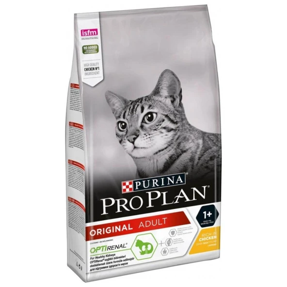 Pro Plan Original Adult Tavuklu Yetişkin Kedi Maması 10 Kg ürün görseli 1
