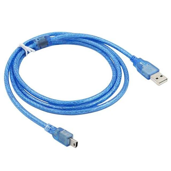 Powermaster iPod Şarj Aleti Kablosu 5 Pin Geniş 1.5 Metre Şeffaf ürün görseli 1