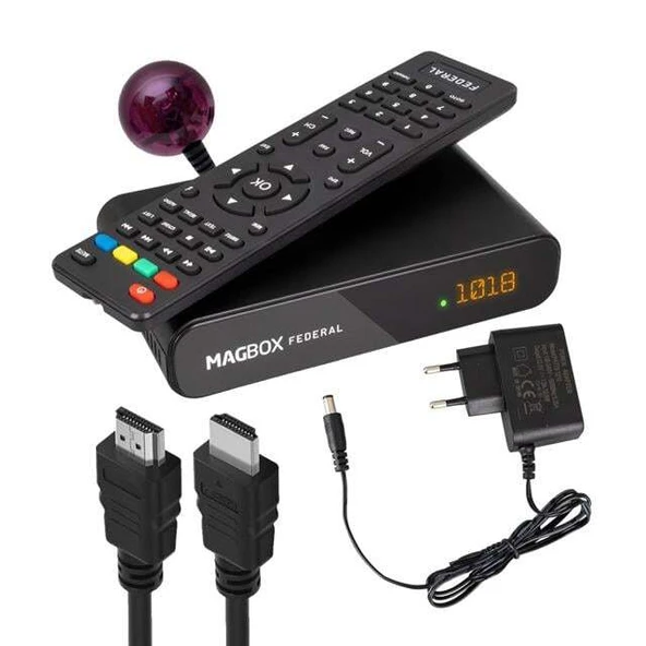 Magbox Federal TKGS'li HD Uydu Alıcısı Scart + HDMI Çıkışlı ürün görseli 1