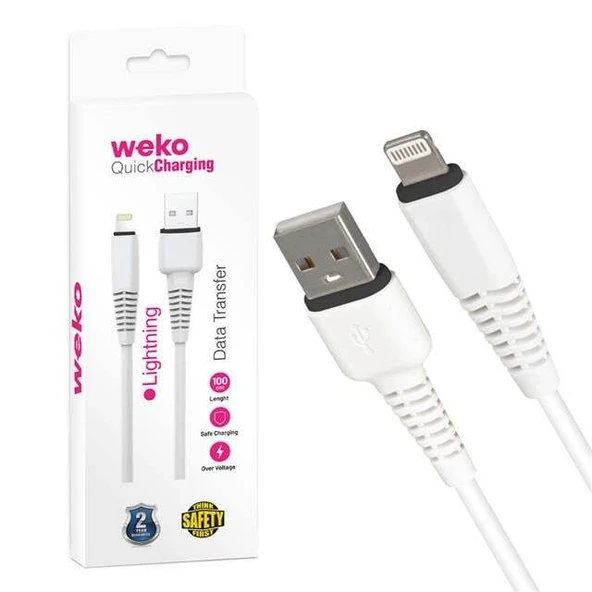 Weko WK-22022 USB To Lightning Telefon Şarj Kablosu ürün görseli 1