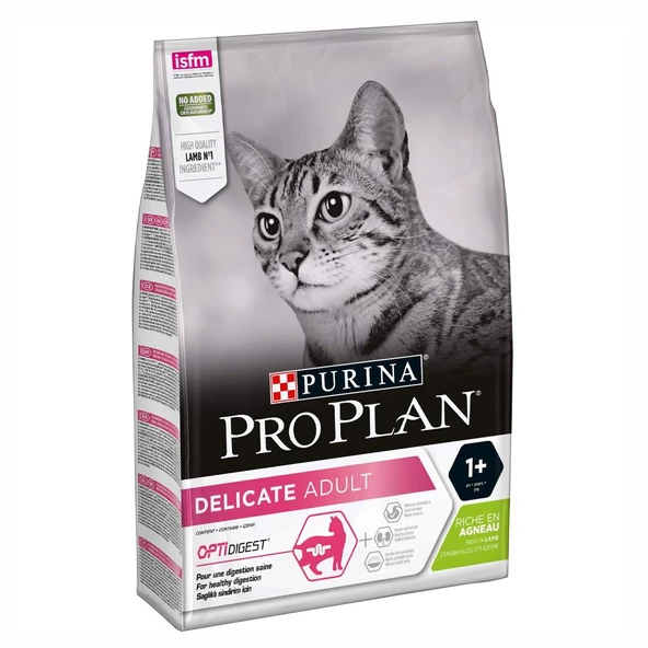 Pro Plan Delicate Adult Kuzu Etli Yetişkin Kedi Maması 3 Kg ürün görseli 1